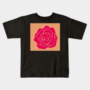 pink rose Kids T-Shirt